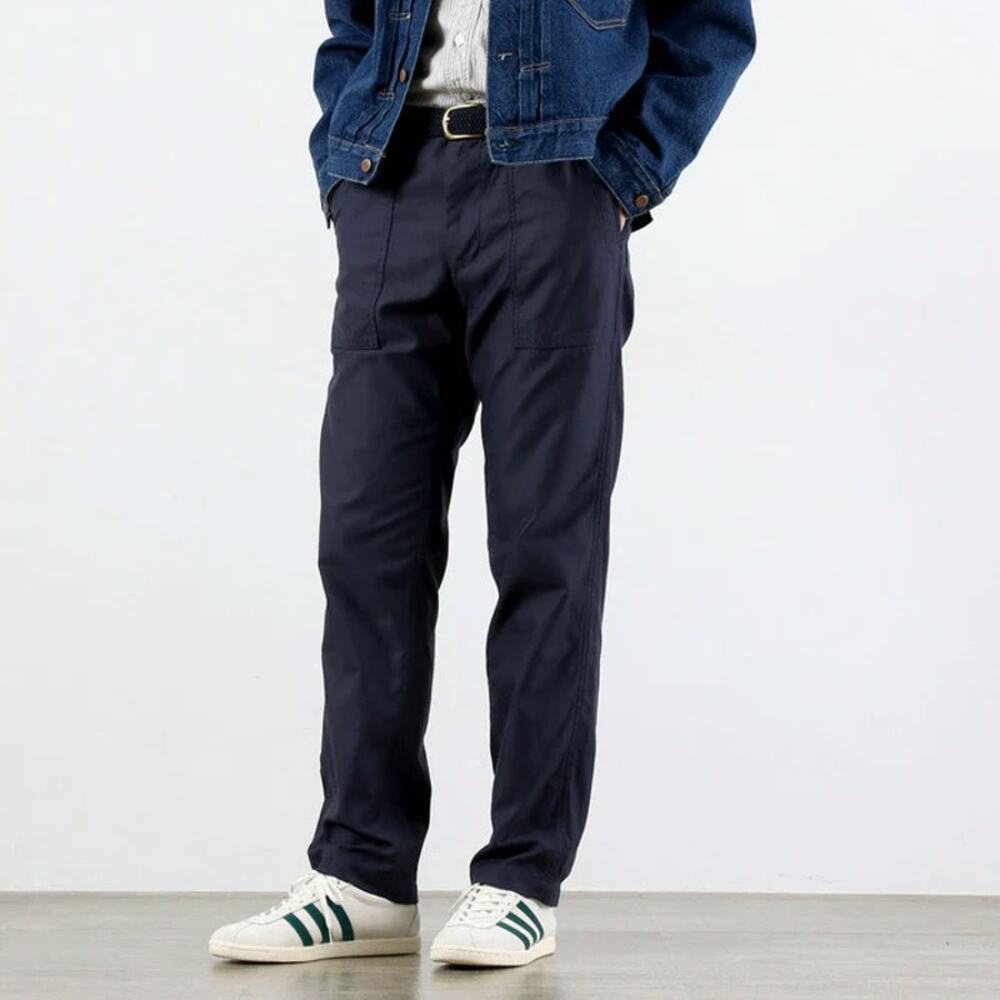 FOB FACTORY F0431 Baker pants Navy Blue 2 Medium